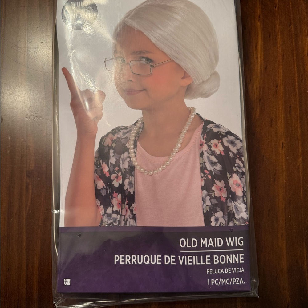 100th Day of School Grandma Wig